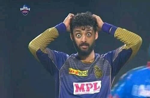 Rahul Tripathi Shocked Expression